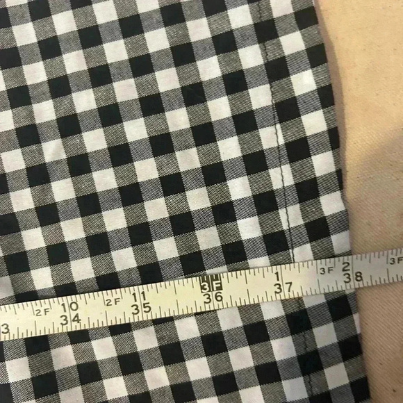 🖤🤍”Daphnea Paris” Black/White Checkered Midi Sundress w/ Pockets Size M🖤🤍 - Picture 12 of 13